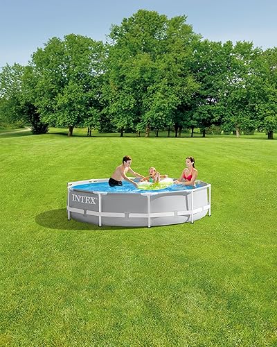 Miniatura 2 de INTEX 26700EH - Piscina con marco de prisma premium sobre el suelo 10 pies x 30 pulgadas - SuperTough resistente a pinchazos - Resistente a la