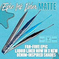 Vista 7 de NYX PROFESSIONAL MAKEUP Epic Ink Liner, delineador líquido impermeable, negro, fórmula vegana