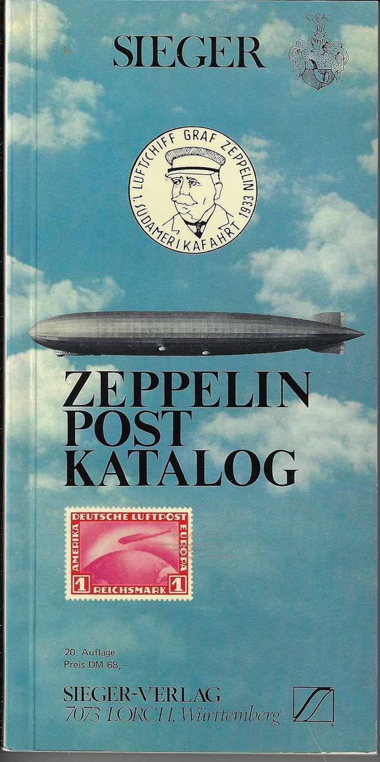 Sieger Zeppelin Post Catalog Sieger Books