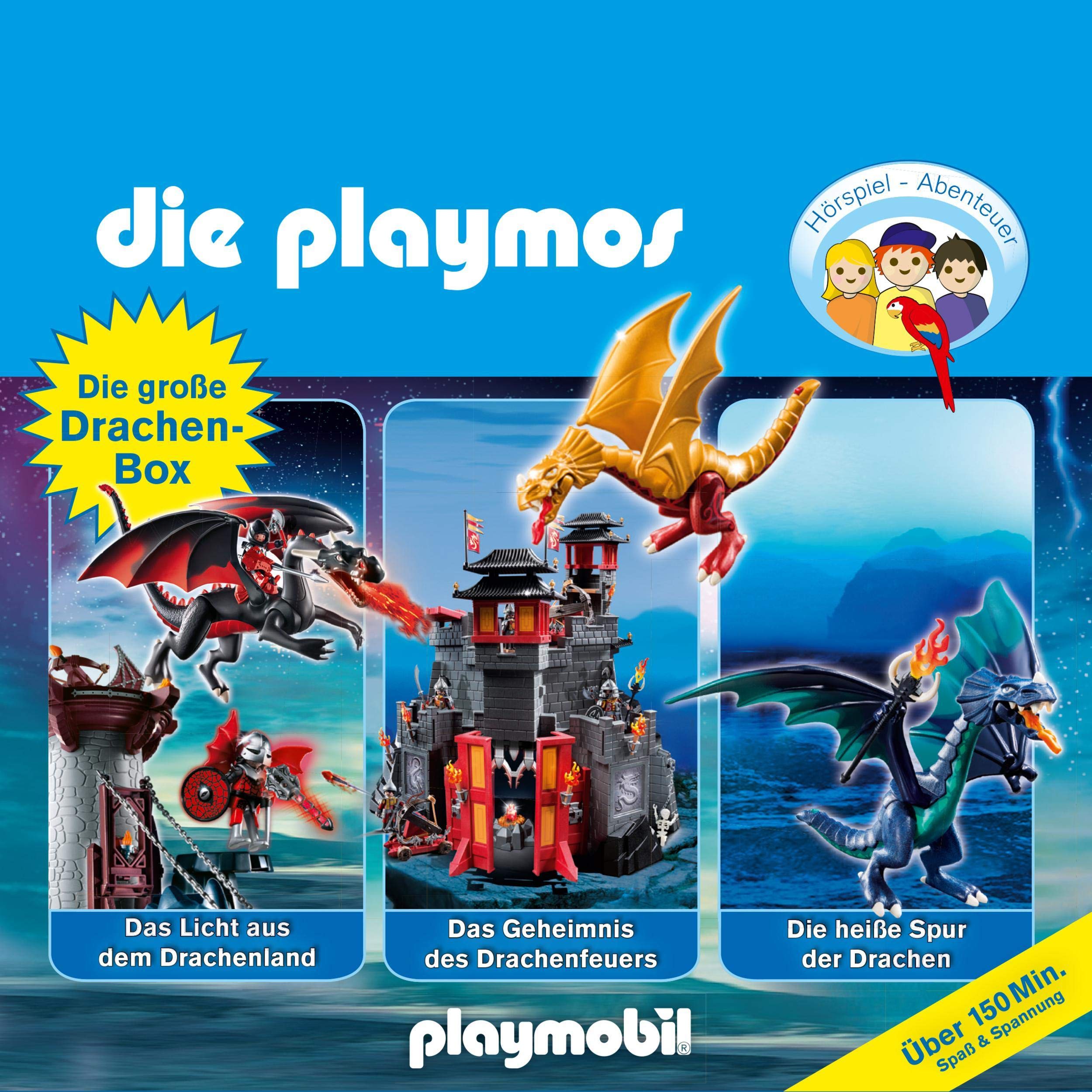 Cover art for Die große Drachen-Box. Das Original Playmobil Hörspiel