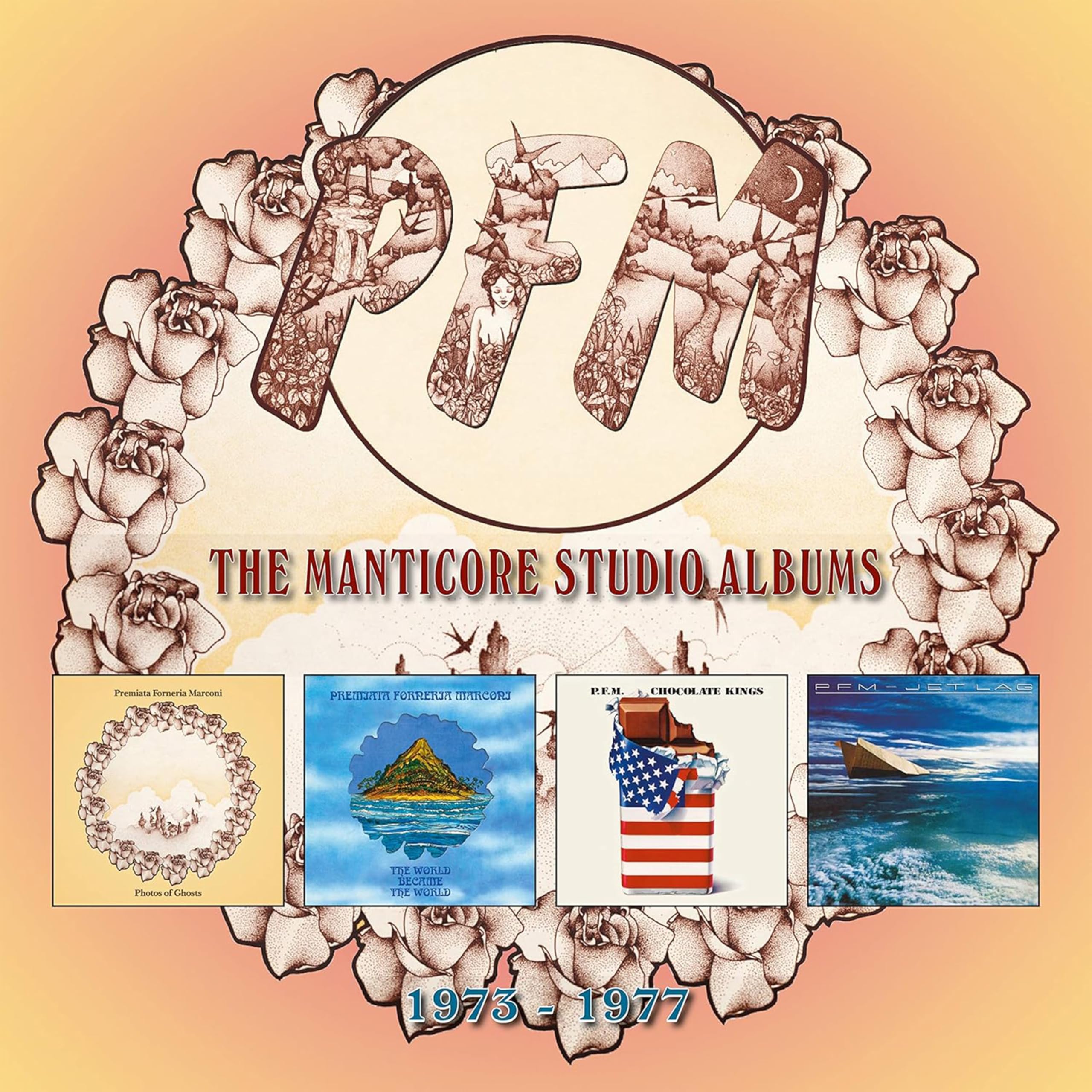 THE MANTICORE STUDIO ALBUMS 4CD CLAMSHELL BOX