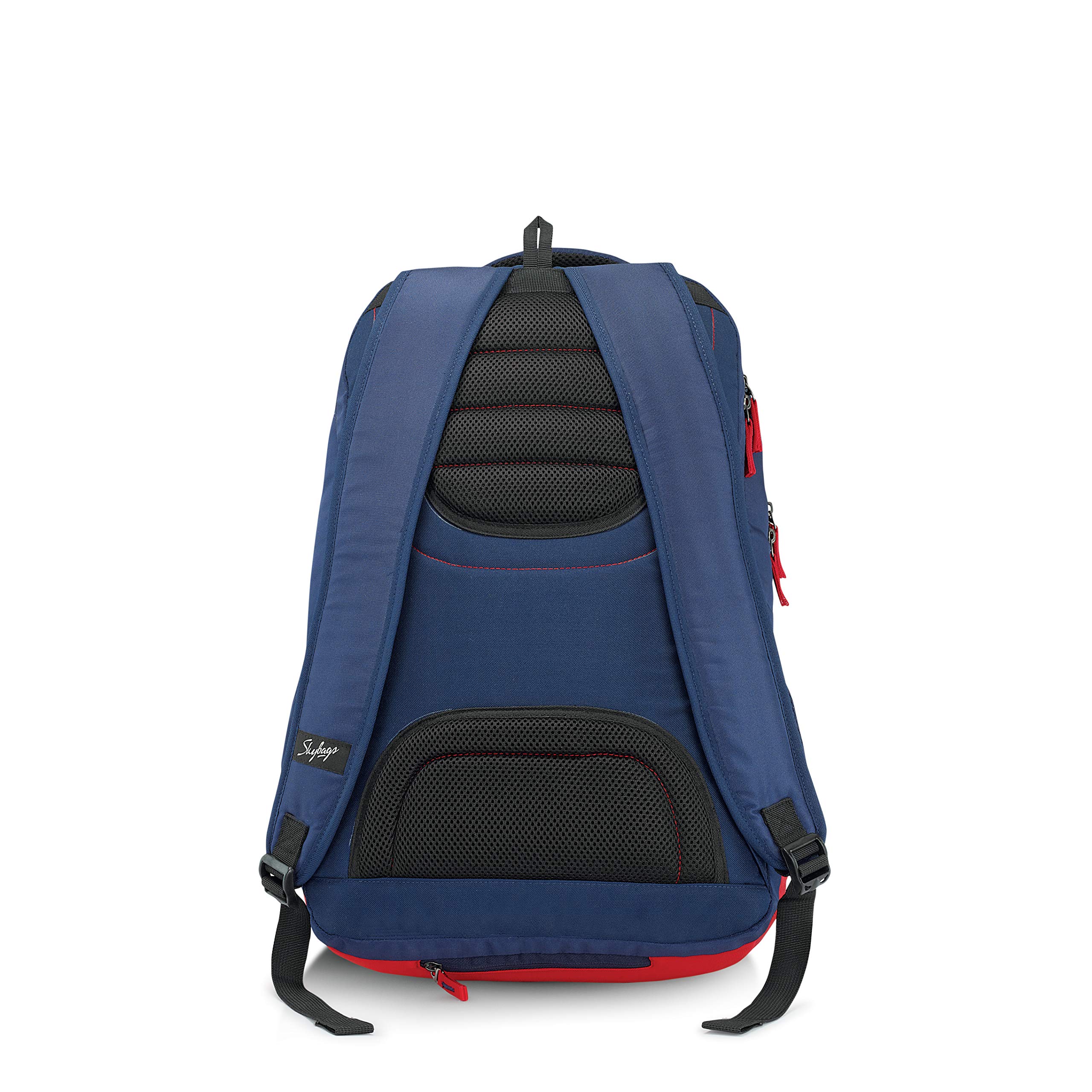 Skybags Geek 48 Ltrs Blue And Red Laptop Backpack Raincover