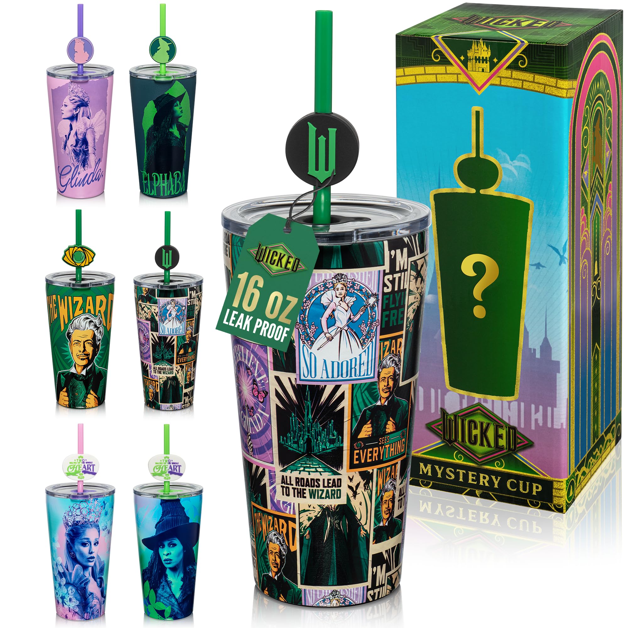 Amazon.com | Dragon Glassware x Wicked: For Good 16 oz Blind Box