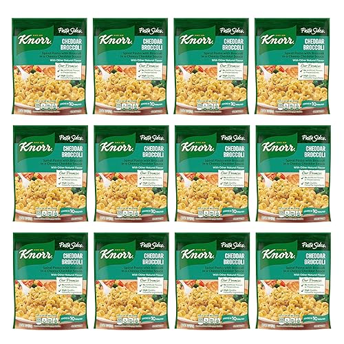 Knorr Pasta Sides 12 count Cheddar Broccoli for delicious, rich