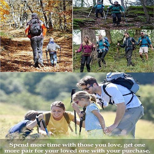 Miniatura 6 de Puntas de bastones de trekking, protectores de goma para senderismo, accesorios de repuesto, para la mayoría de los bastones de senderismo