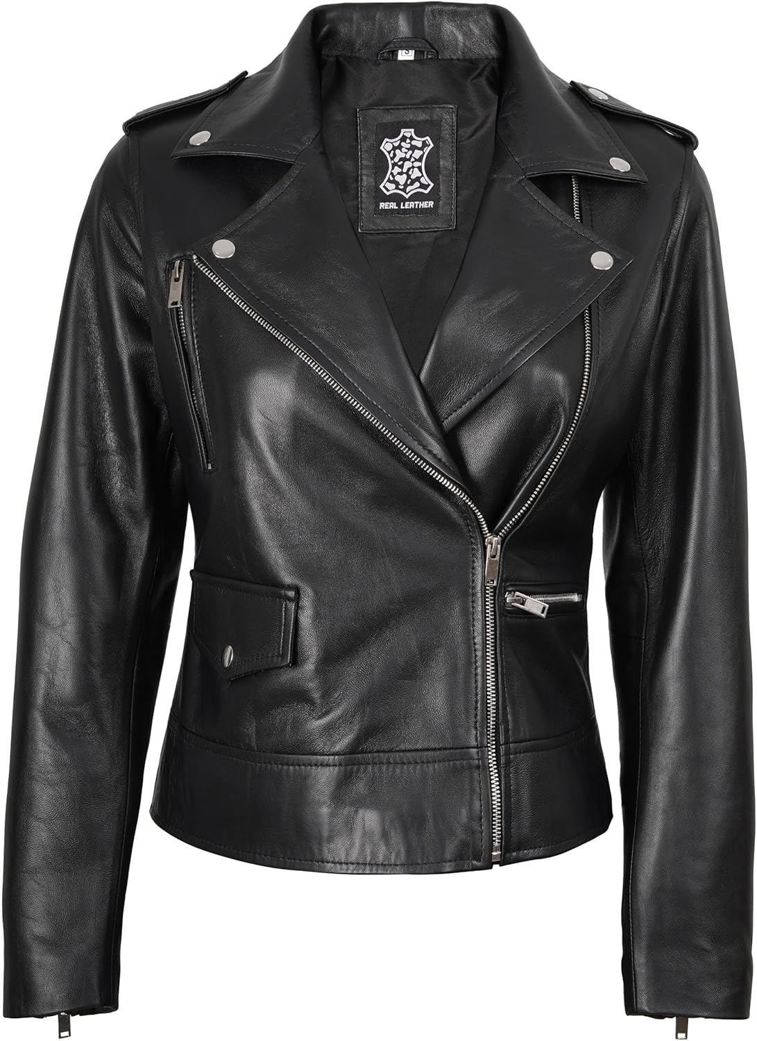 fjackets Women Leather Jackets Real Lambskin Stylish Leather Jackets Womens Premium Outerwear Leather Jacket For Women - Image 2