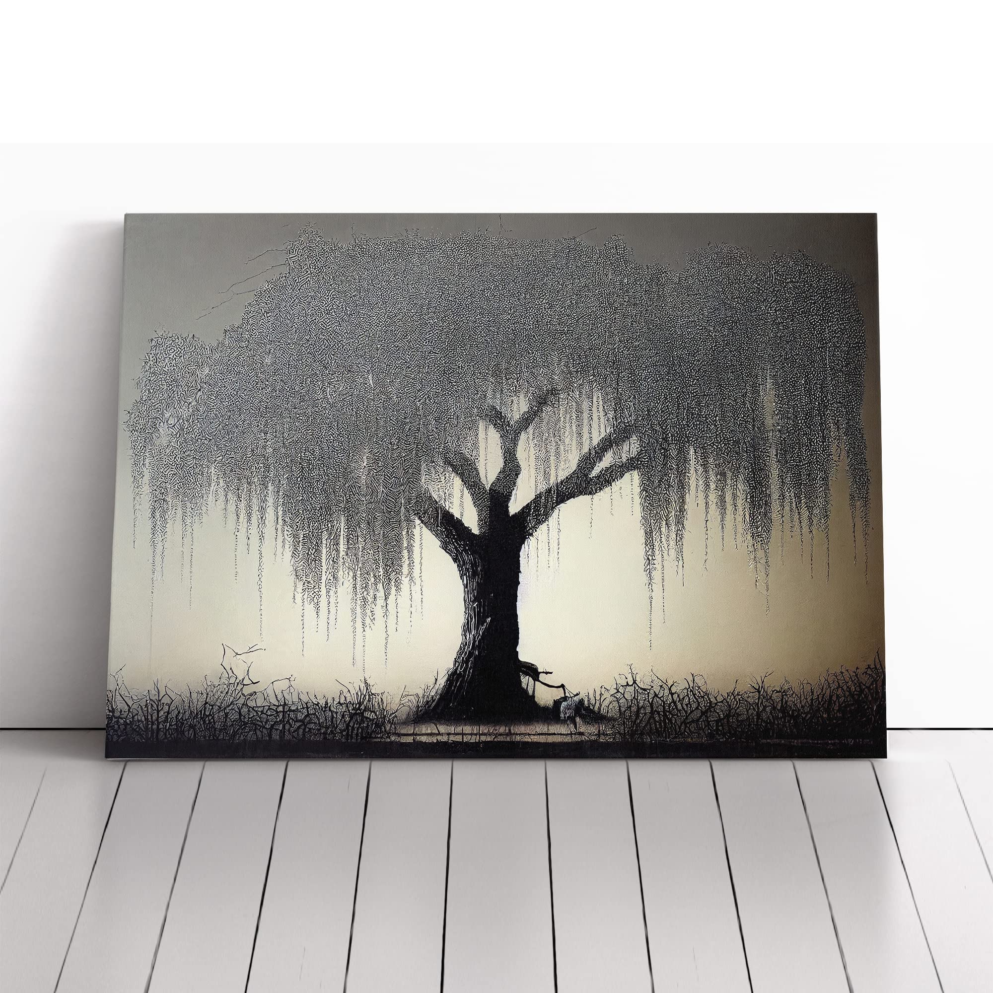Weeping Willow Tree Painting Weeping Willow Painting By Alyssa Valdez