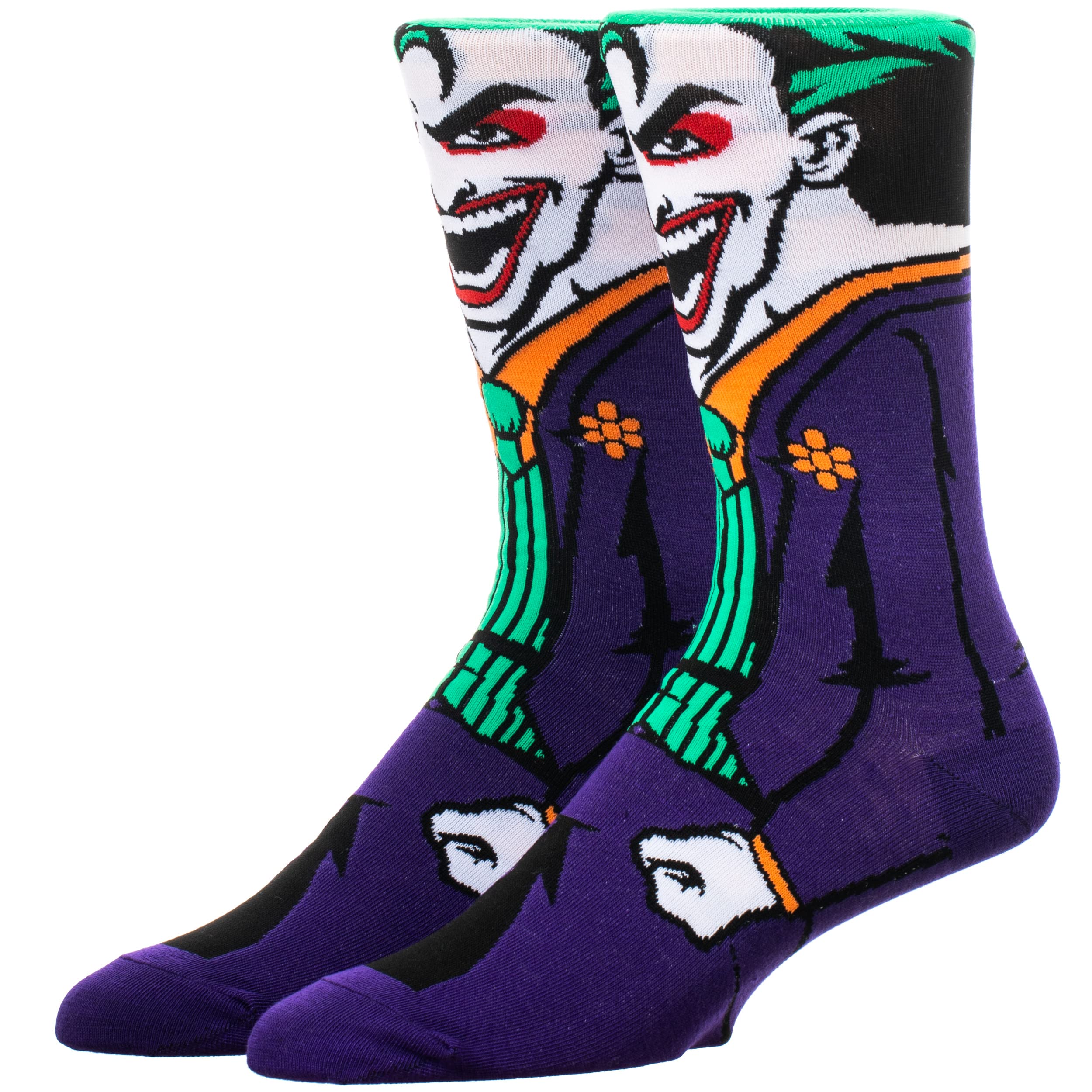 Joker DC Comics Rebirth 360 Character Crew Socks