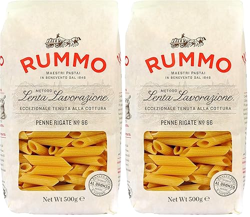 Miniatura 5 de Rummo Pasta italiana Penne Rigate No. 66, Always Al Dente (paquete de 1 libra)