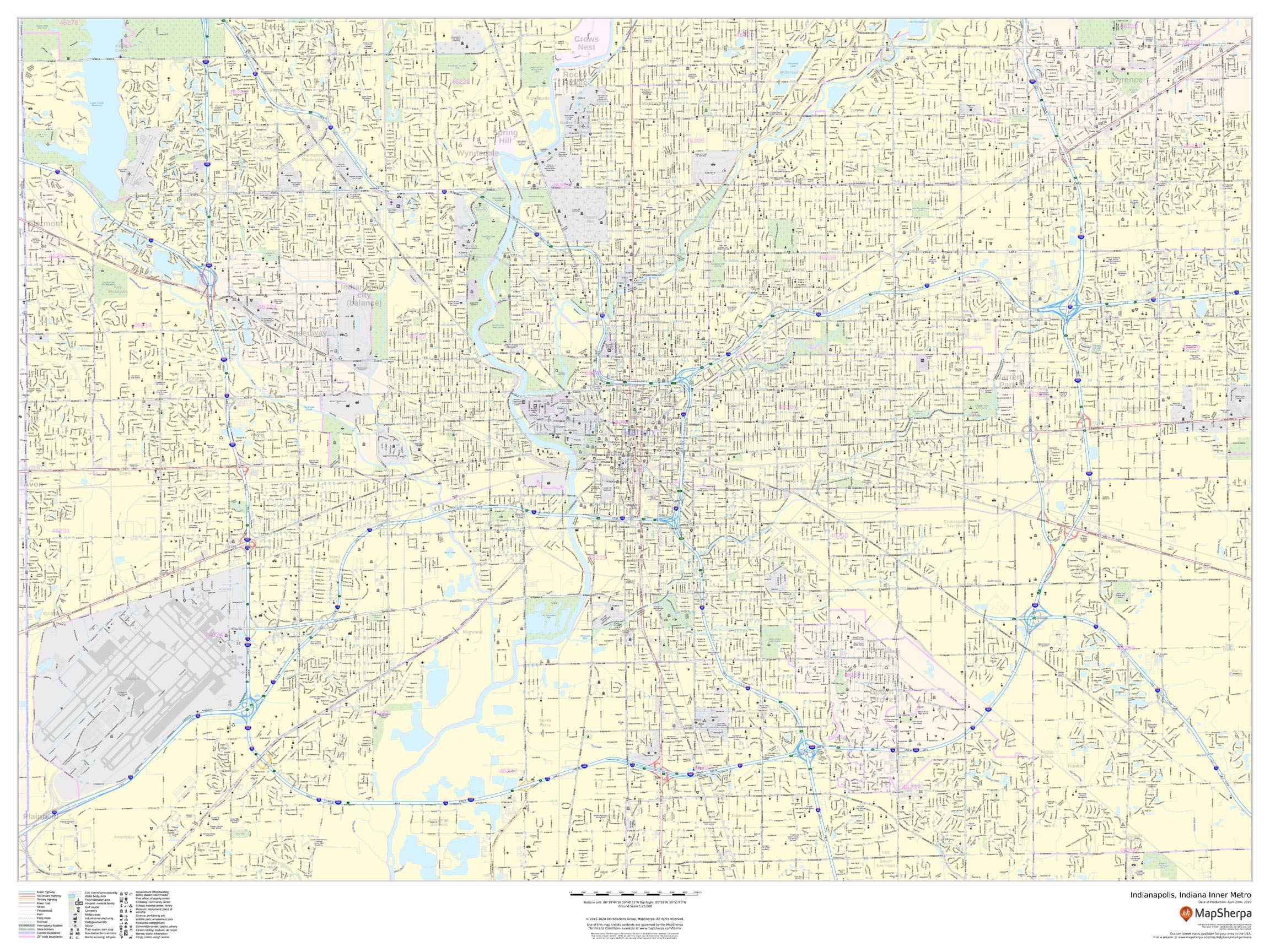 Indianapolis Suburbs Map Indianapolis, Indiana Neighborhoods March