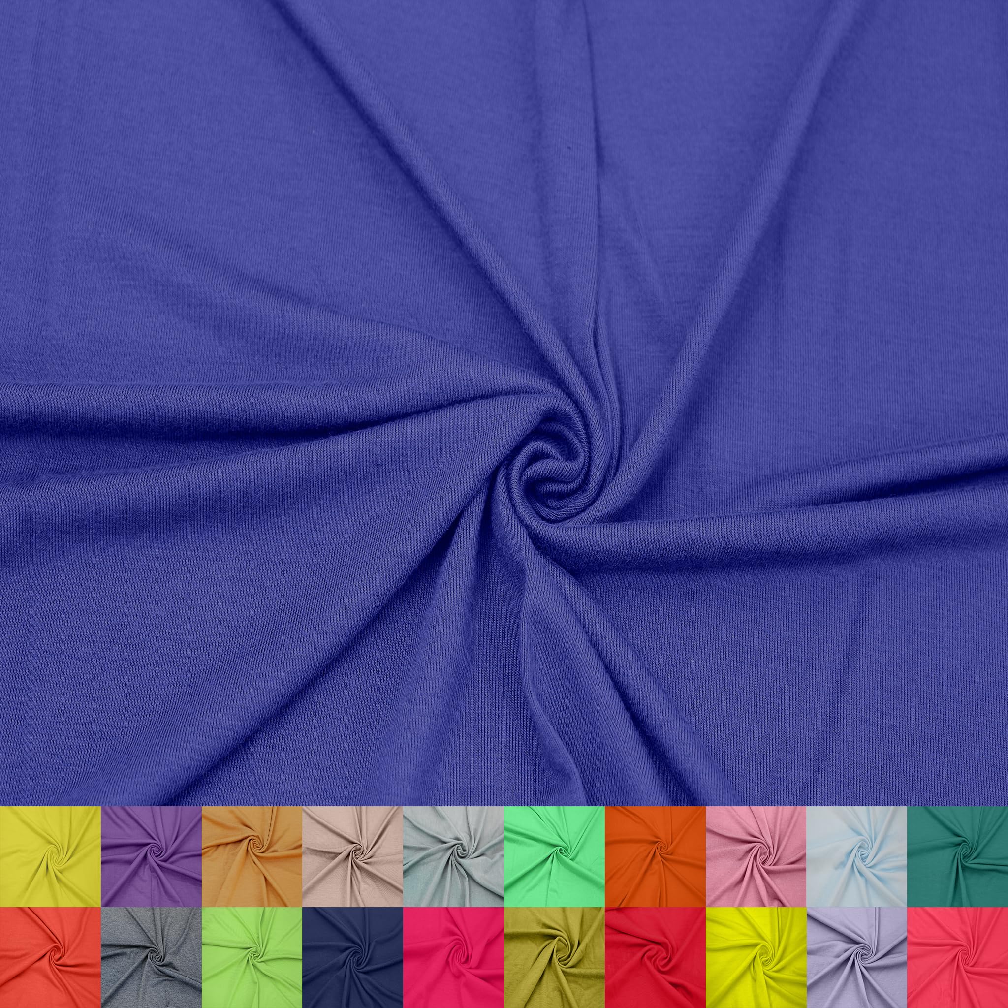 60" Wide Rayon Spandex Jersey Knit Fabric by The Yard - 4-Way Stretch, 200GSM, Medium Weight -Soft & Breathable - Apparel, Accessories, Maternity & Decorations — view 10