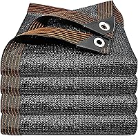 Vista 32 de winemana Tela de Sombra 50% Negra, Lona de Malla Duradera de 10 x 12 Pies con Ojales, Tela de Protección Solar para Jardín, Cubierta Anticongelante