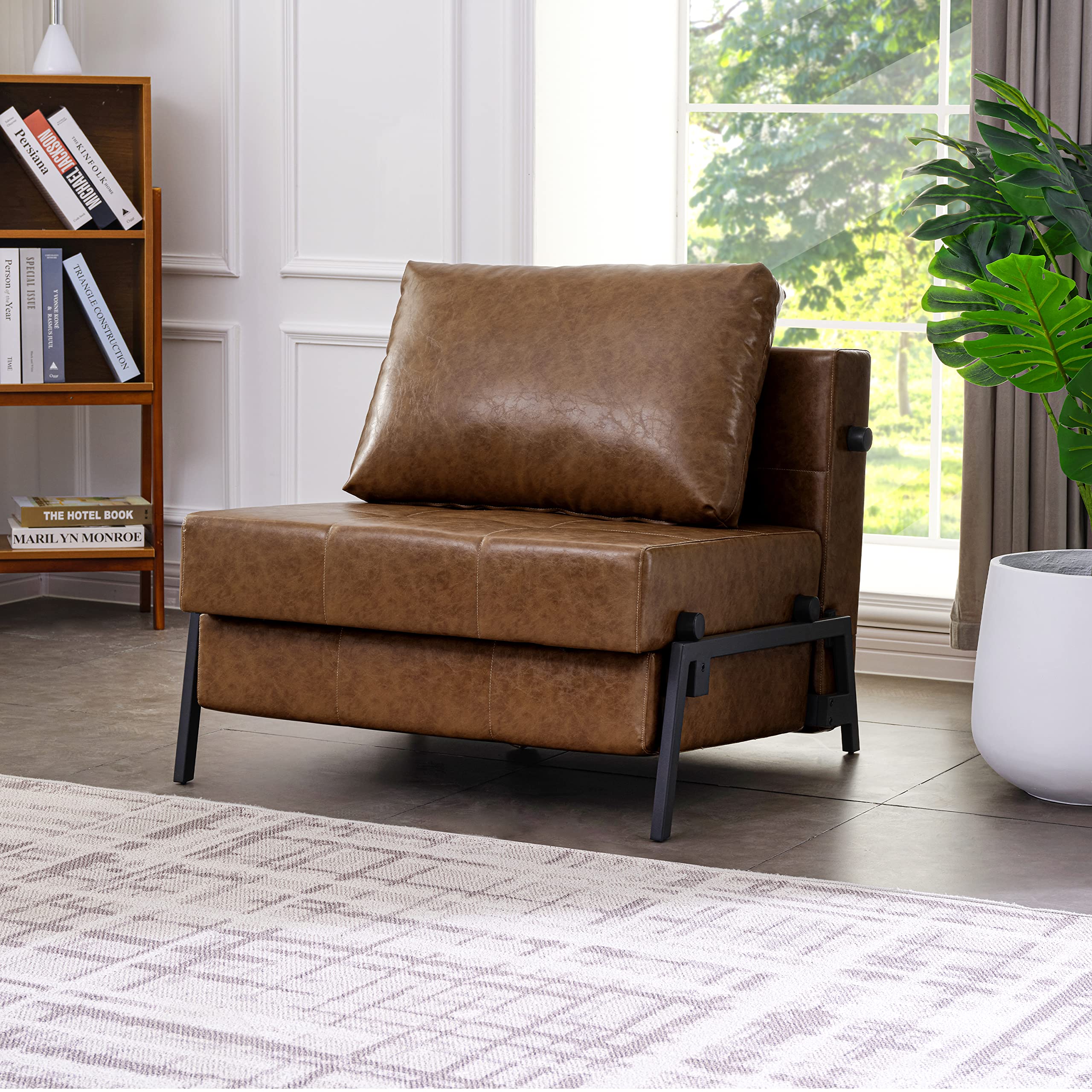 Buy Vonanda Sofa Bed, Faux Leather er Chair, Convertible Chair Bed with