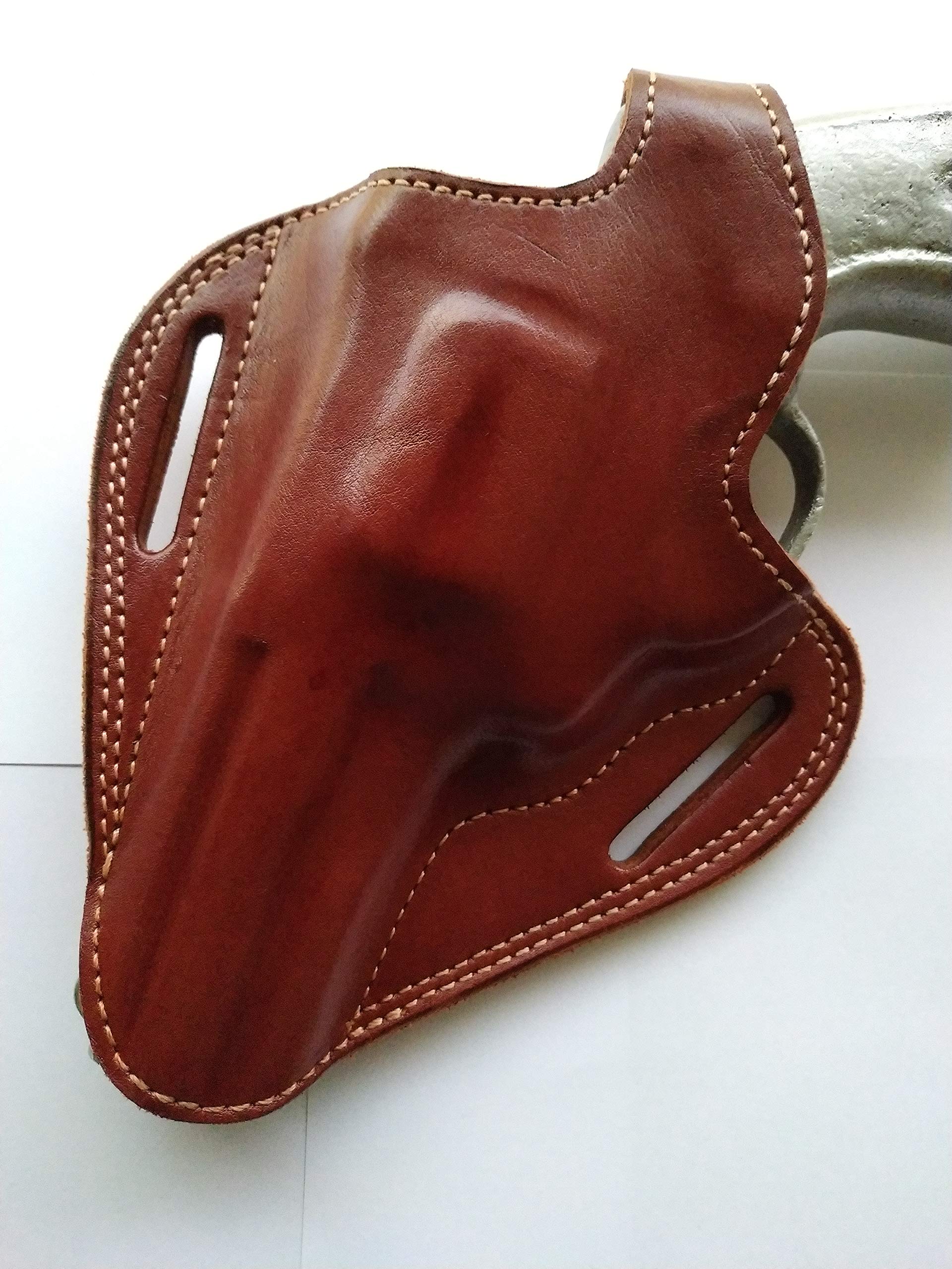 Handcrafted Leather OWB Holster for Taurus Tracker 357 Magnum 4" Barrel