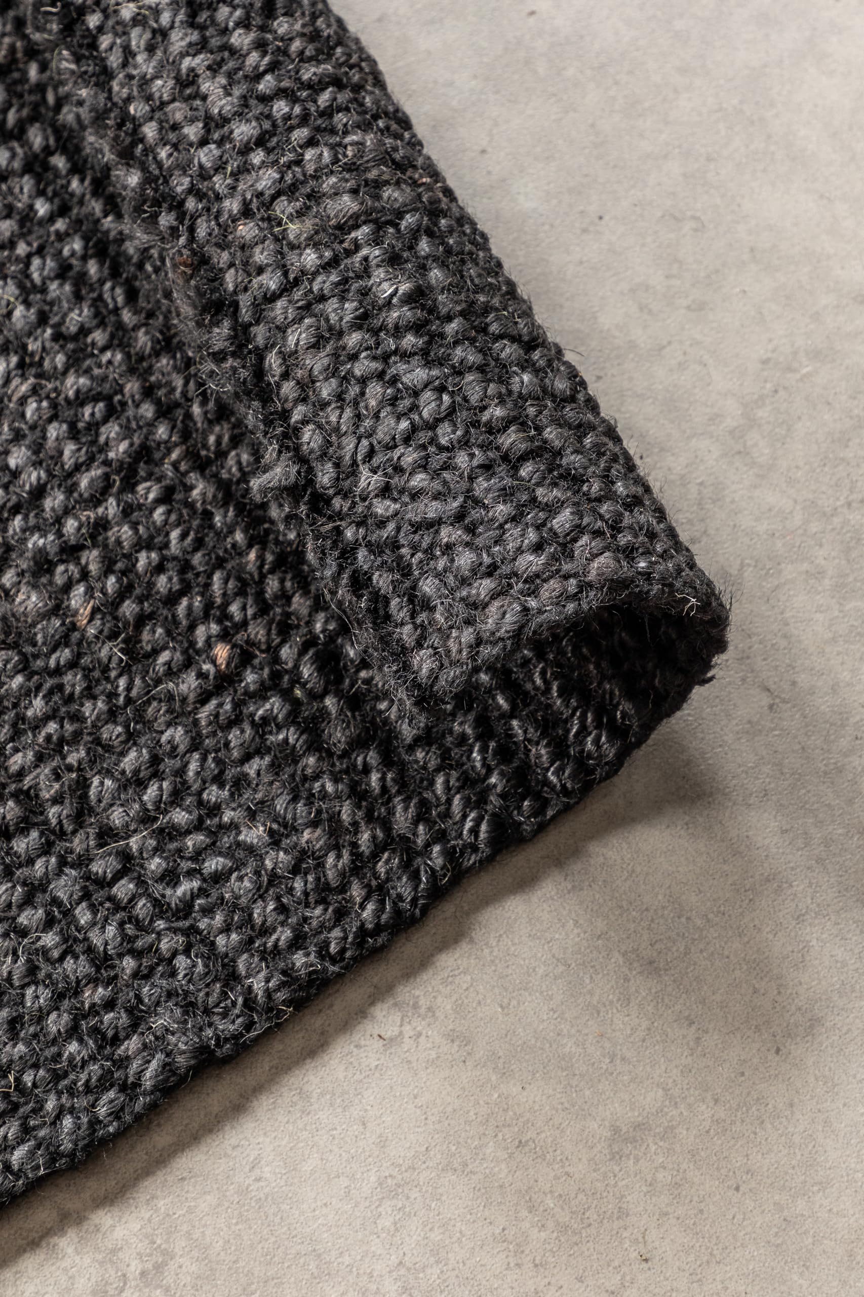 Hanse Home Jute Teppich – Natur Wohnzimmerteppich aus 100% Jute - Handgewebt & Natürlich – Boho Naturfaser Juteteppich für Wohnzimmer – Bild 5