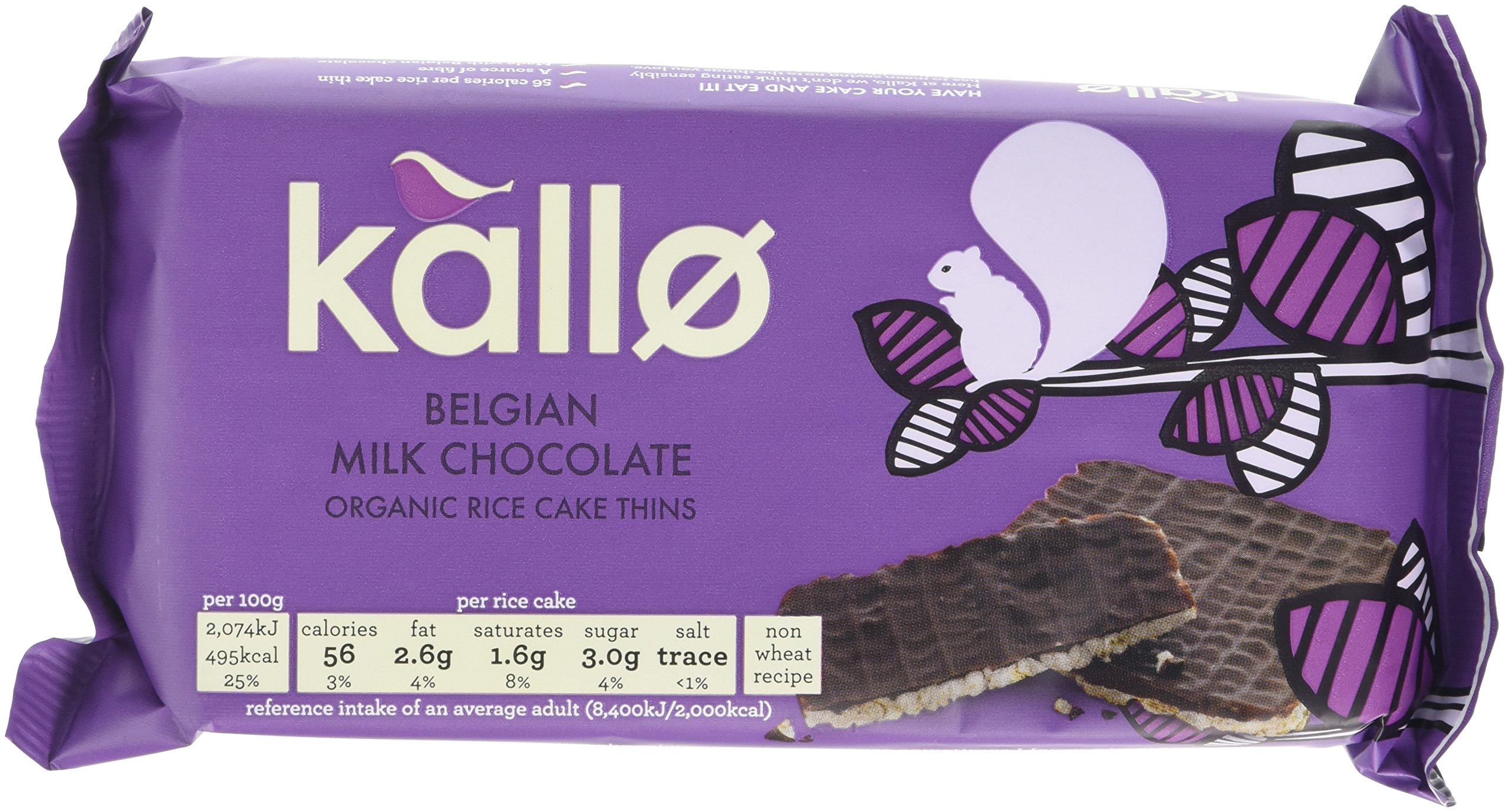 Kallo Rice Cakes Thin Choc Mlk