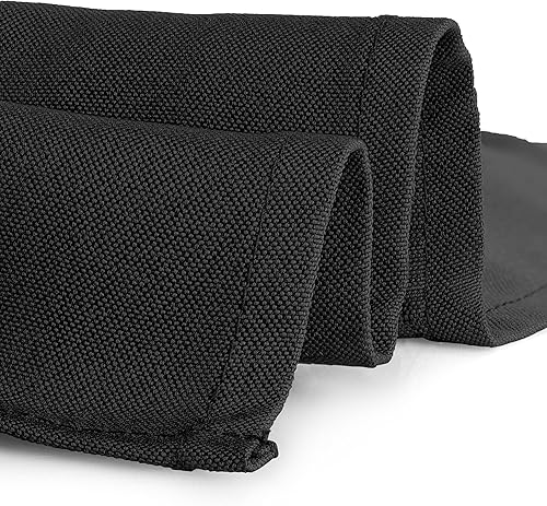 Miniatura 3 de Gee Di Moda Mantel cuadrado negro de 52 x 52 pulgadas para mesas cuadradas o redondas pequeñas, tela lavable resistente, para mesa de bufé, fiesta