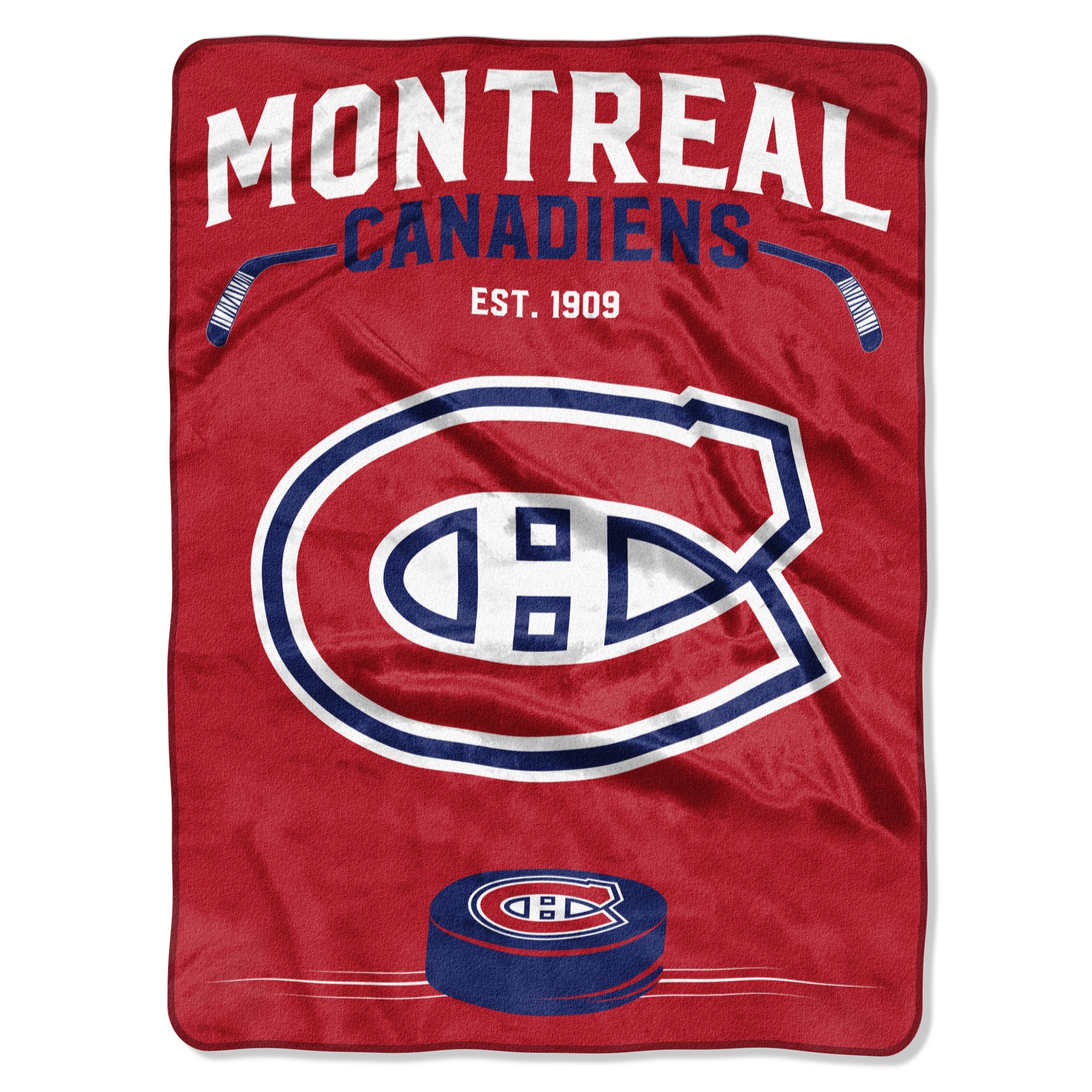 Officially Licensed NHL"Inspired" Plush Raschel Throw Blanket