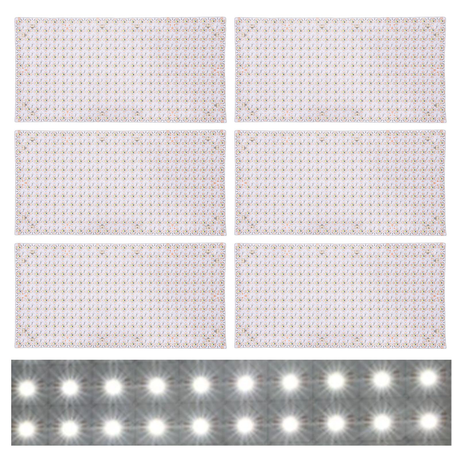 Topiky LED-Hintergrundbeleuchtungsplatine, 20 Stück, 6000 K kaltweiß, für Akzentbeleuchtung und Displays in Gewerblichen Räumen