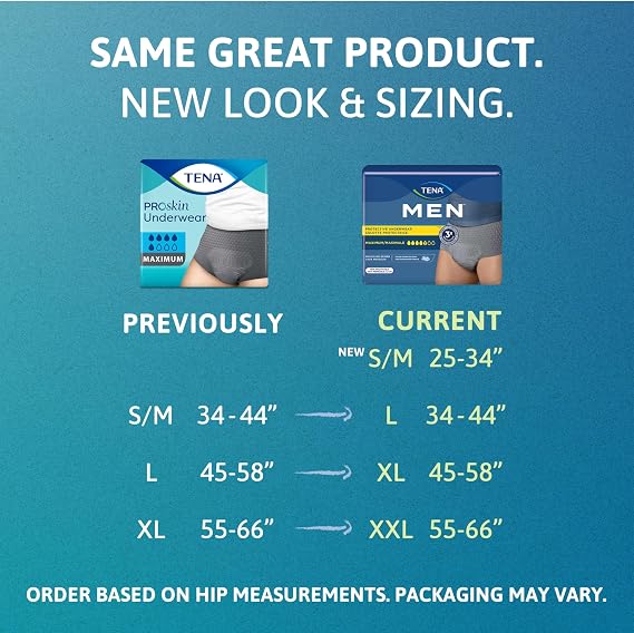 Tena ProSkin Medium Gray Adult Male Moderate Absorbency Protective, 80 ct