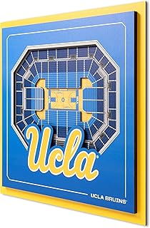 Officially-licensed NCAA Stadium Series 3D Wall Art - multi-layer team stadium replica, detailed sports fan gift, indoor decor