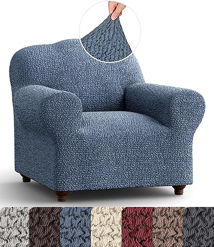 Miniatura 13 de PAULATO BY GA.I.CO. Funda desmontable para sofá - Funda elástica para sillón - Elegante funda para sofá con cojines - Funda desmontable de tela de