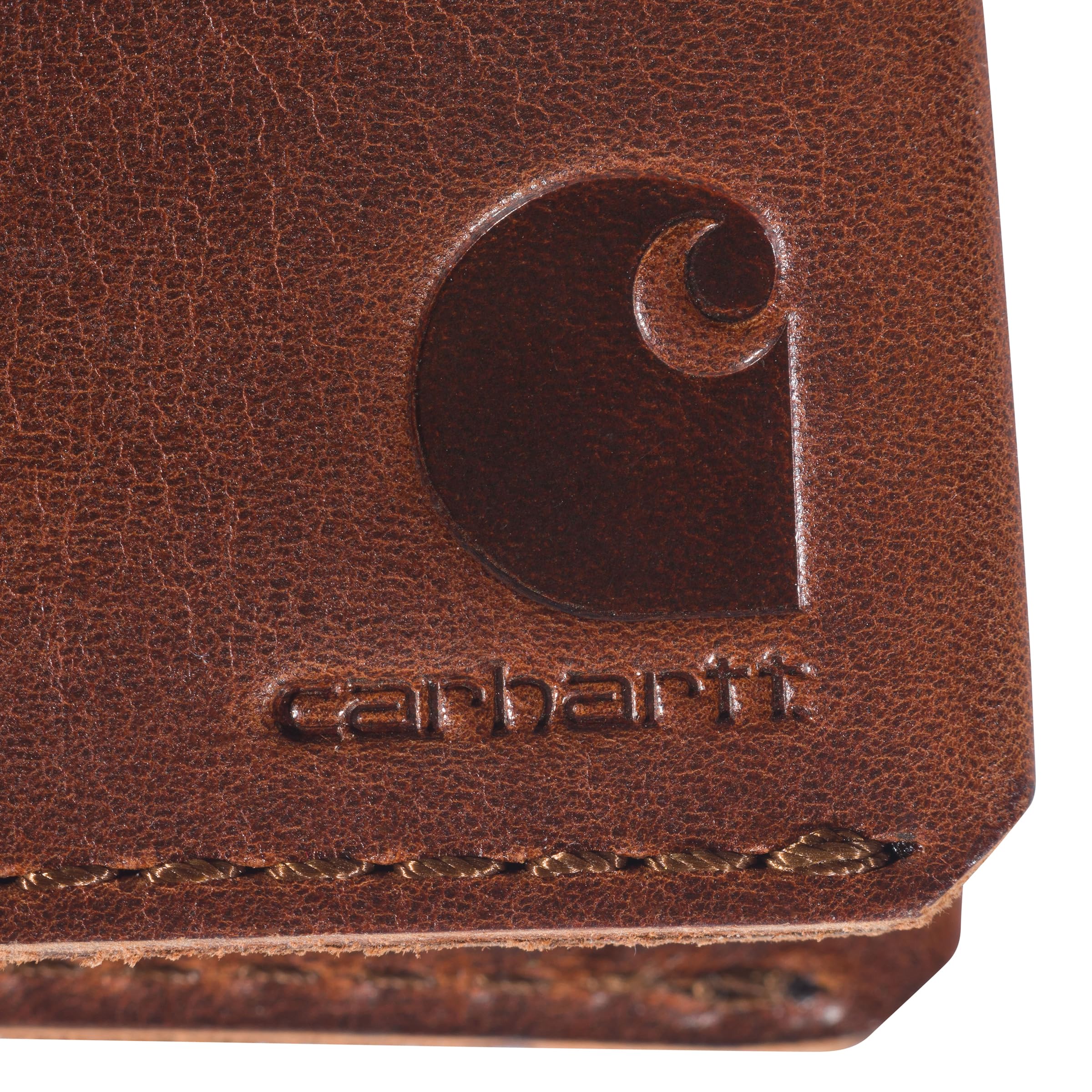 Carhartt Billetera Plegable y Duradera para Hombre, Disponible en Estilos de Cuero y Lona