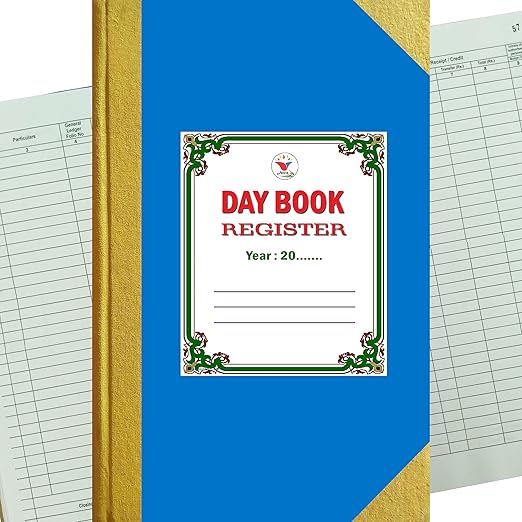 Day Book Register | 100 Sheets | 200 Pages | Hard Bound : Amazon.in ...