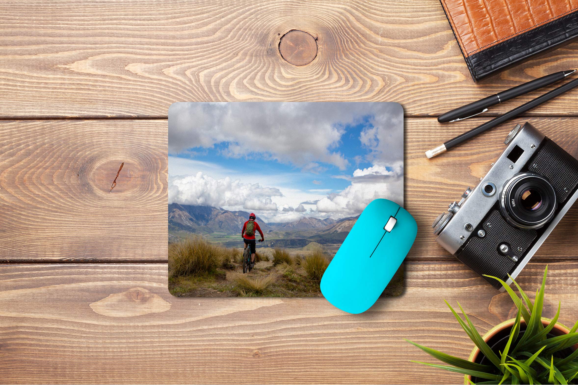 5 Ace amzing Cycling Scene HD Printed Designer Speed Mousepad for Laptop|Dekstop|Gamers|Graphic designers-7x8.5 Inches