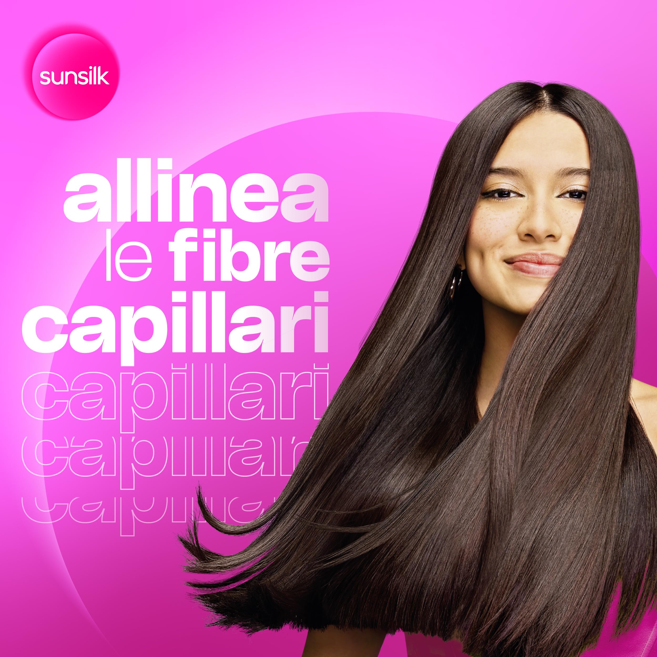 Sunsilk, Shampoo Liscio Perfetto, Shampoo per Capelli Lisci e Disciplinati, Formula Arricchita con Liss-Align Complex con Biotina, Olio di Argan e Vitamina C Formato XXL 810ml