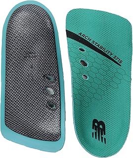 New Balance Insoles 3715 3/4 Arch Stability Insole Shoe, Teal, Medium/M 12 D US