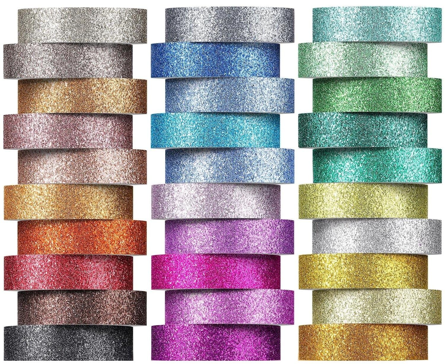 Set de Cintas Washi para Scrapbooking que no Pierde Purpurina