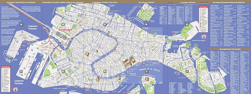 StreetSmart Venice Map by VanDam – Laminated, pocket sized City folding street and Vaporetto map to Venice, Italy with all attractions, museums, ... (English, Italian and German Edition): Stephan Van Dam, Stephan streetsmart-venice-map-by-vandam-laminated-pocket-sized-city-folding-street-and-vaporetto-map-to-venice-italy-with-all-attractions-museums-english-italian-and-german-edition-stephan-van-dam-stephan