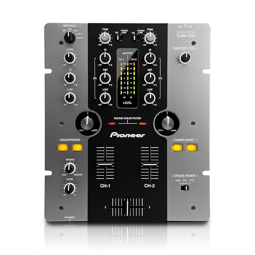 Amazon | Pioneer DJミキサー ブラック DJM-250-K | DJミキサー