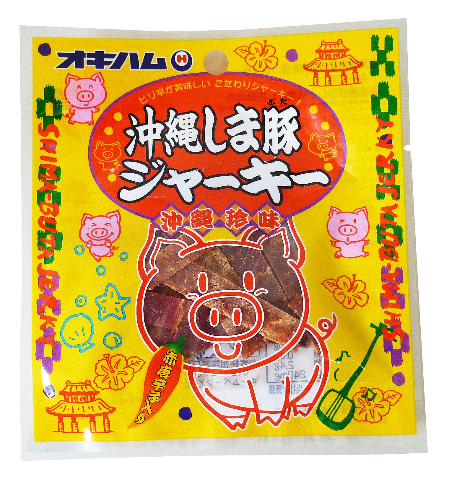 オキハム 沖縄しま豚ジャーキー 12g