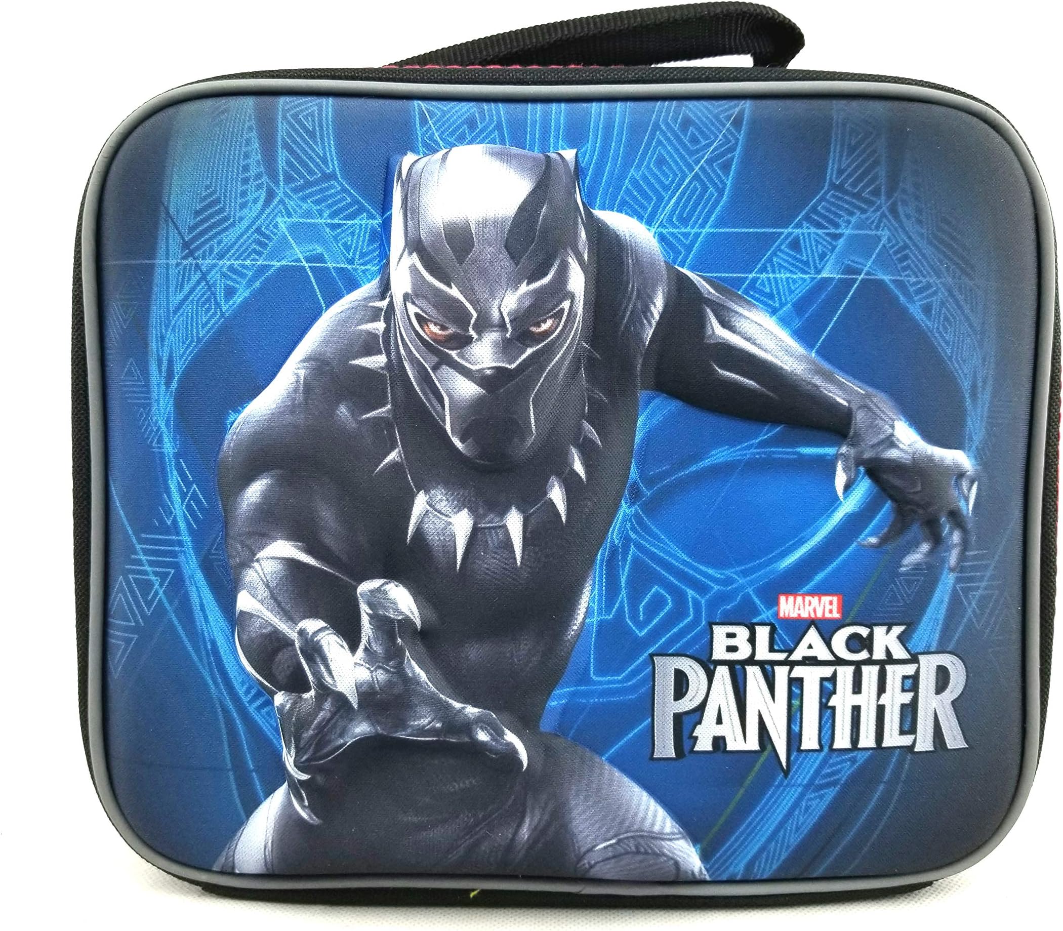Black Panther Molded Rectangle Lunch Bag, Standard, Multicolor