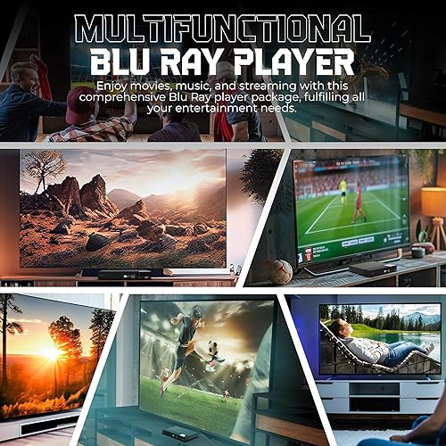 Miniatura 7 de Reproductor de DVD Sony BDP-BX370 - Reproductor de DVD Blu ray con control remoto, Wi-Fi integrado, Dolby, reproductor de CDDVDBluray Combo para