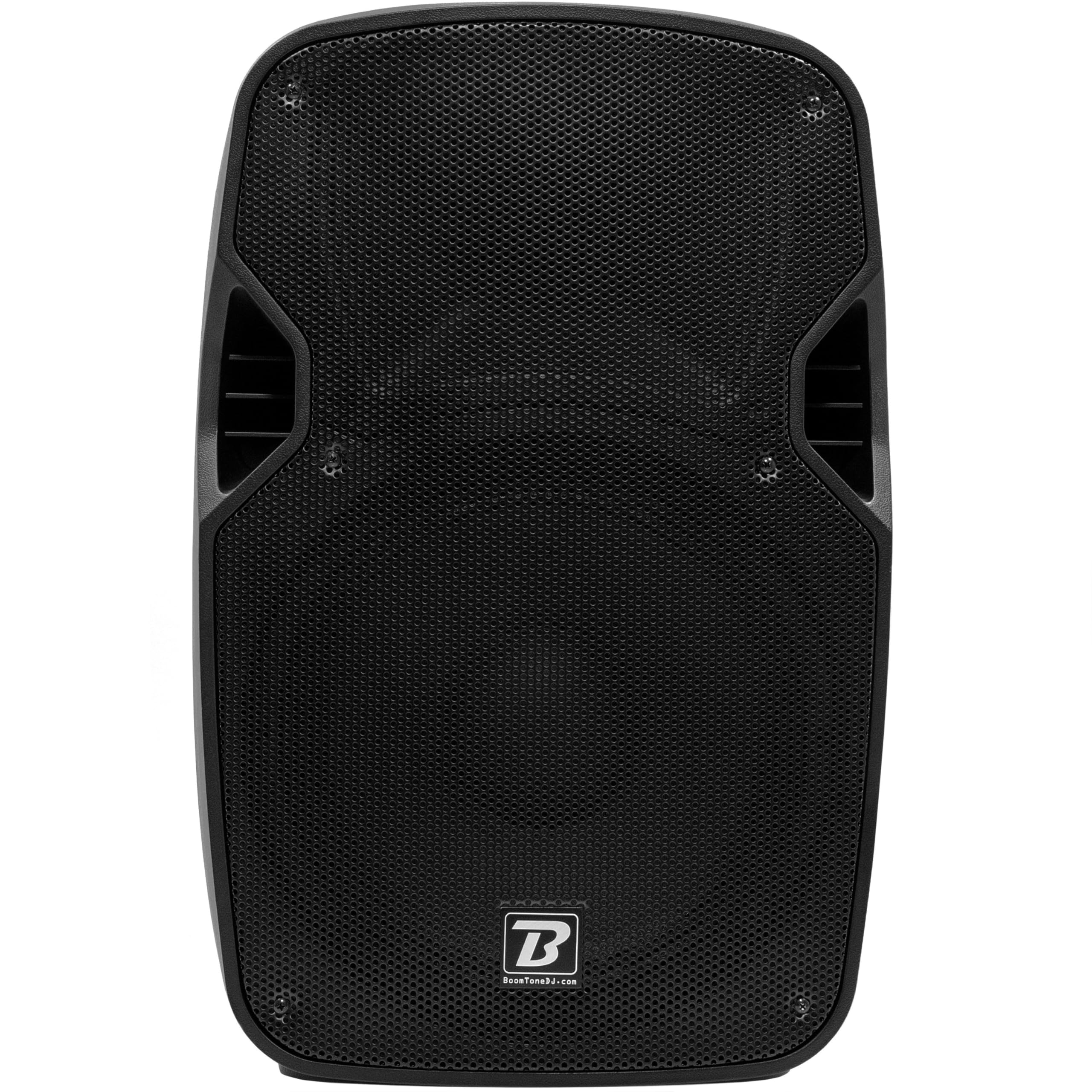 12 Zoll Active Lautsprecher schwarz 2-Wege Leistung 400 Watt drahtlose Bluetooth-Verbindung Mikrofon/Line-Eingang Solide ABS TWS Leistungsstark und vielseitig – ideal für DJ, Animation, Bühne.