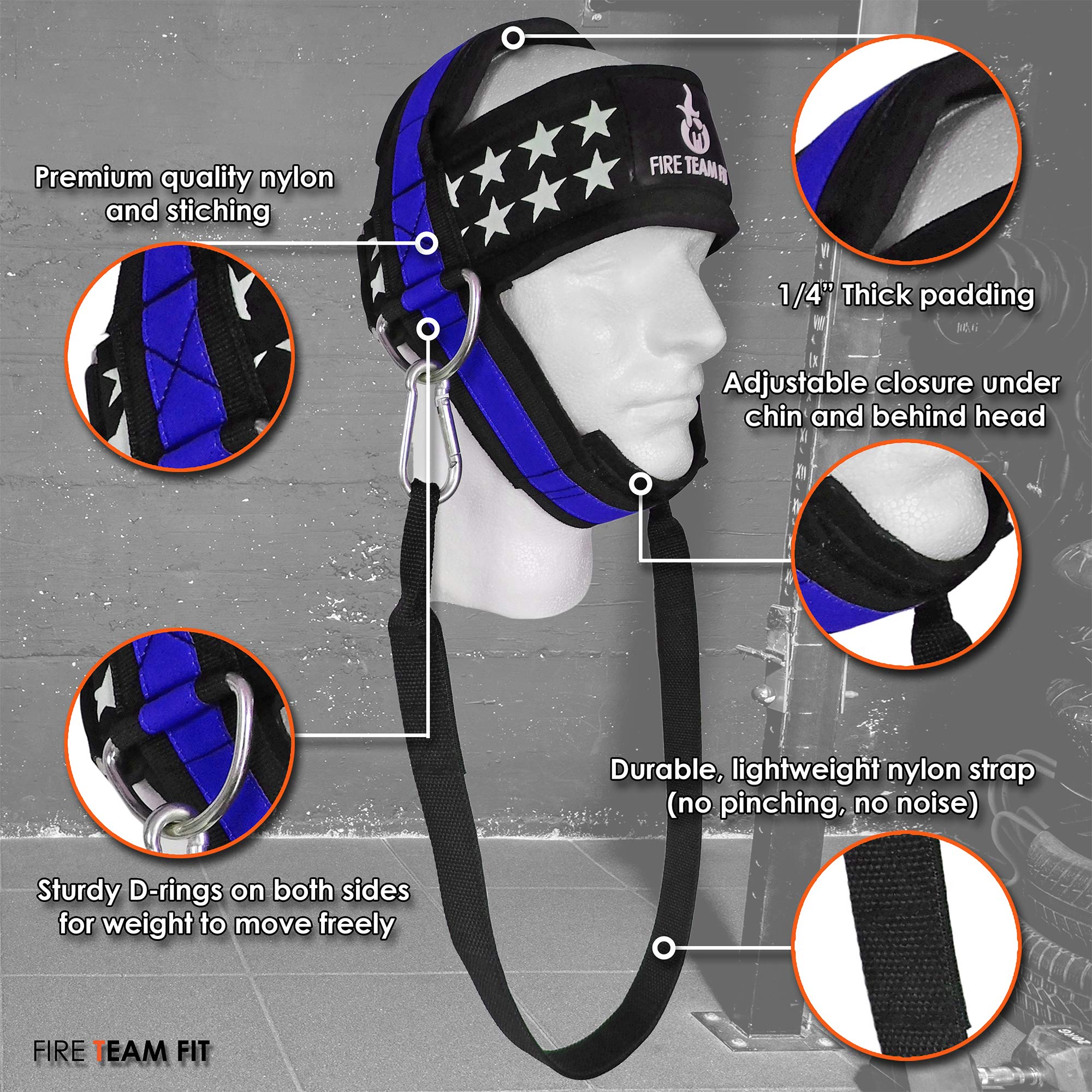 Fire Team Head Harness (Red Star)