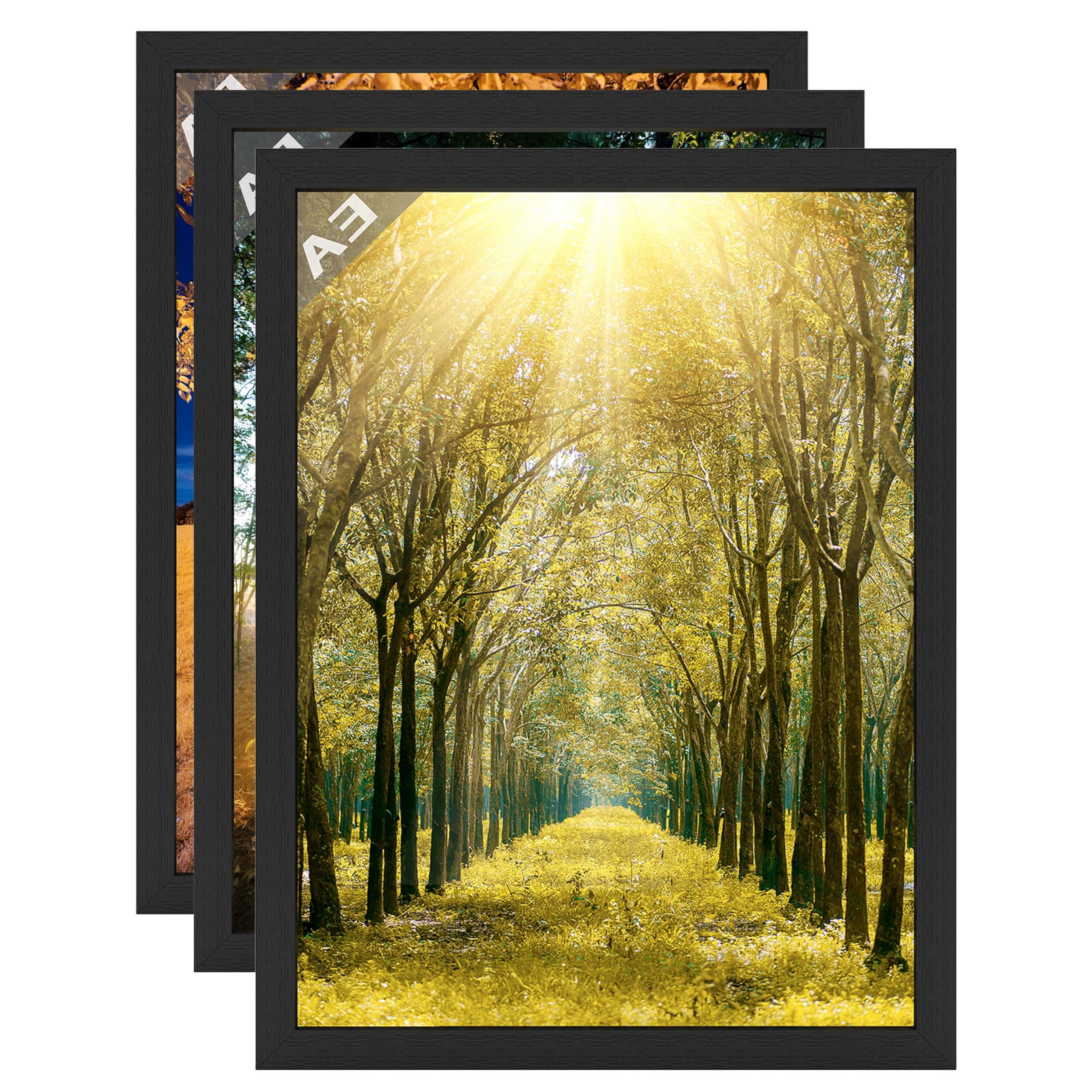 Cadre pour affiche A3 NUFLR lot de 3 pour sublimer votre salon et bureau