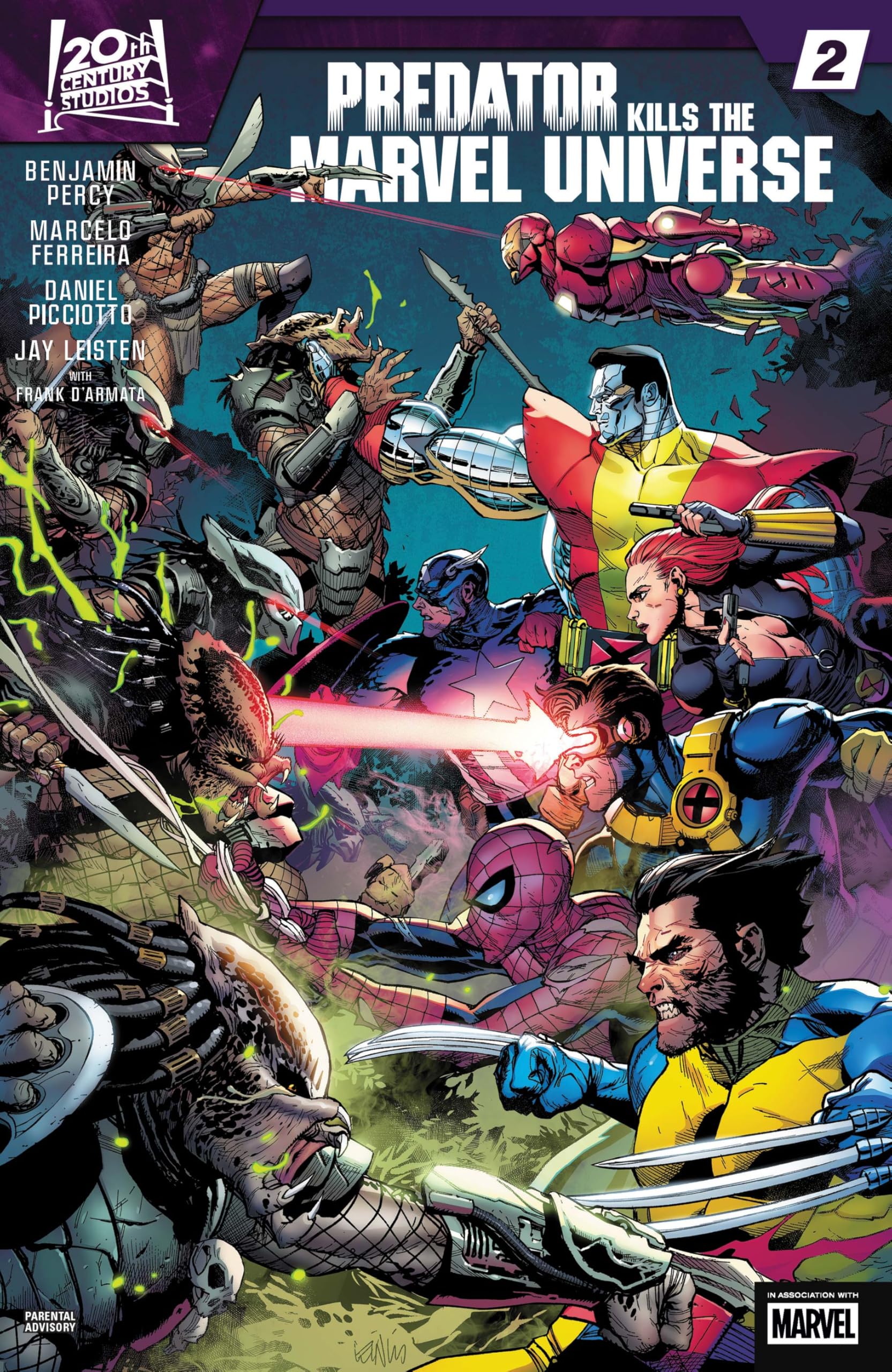 Predator Kills The Marvel Universe (2025) #2 (of 5)