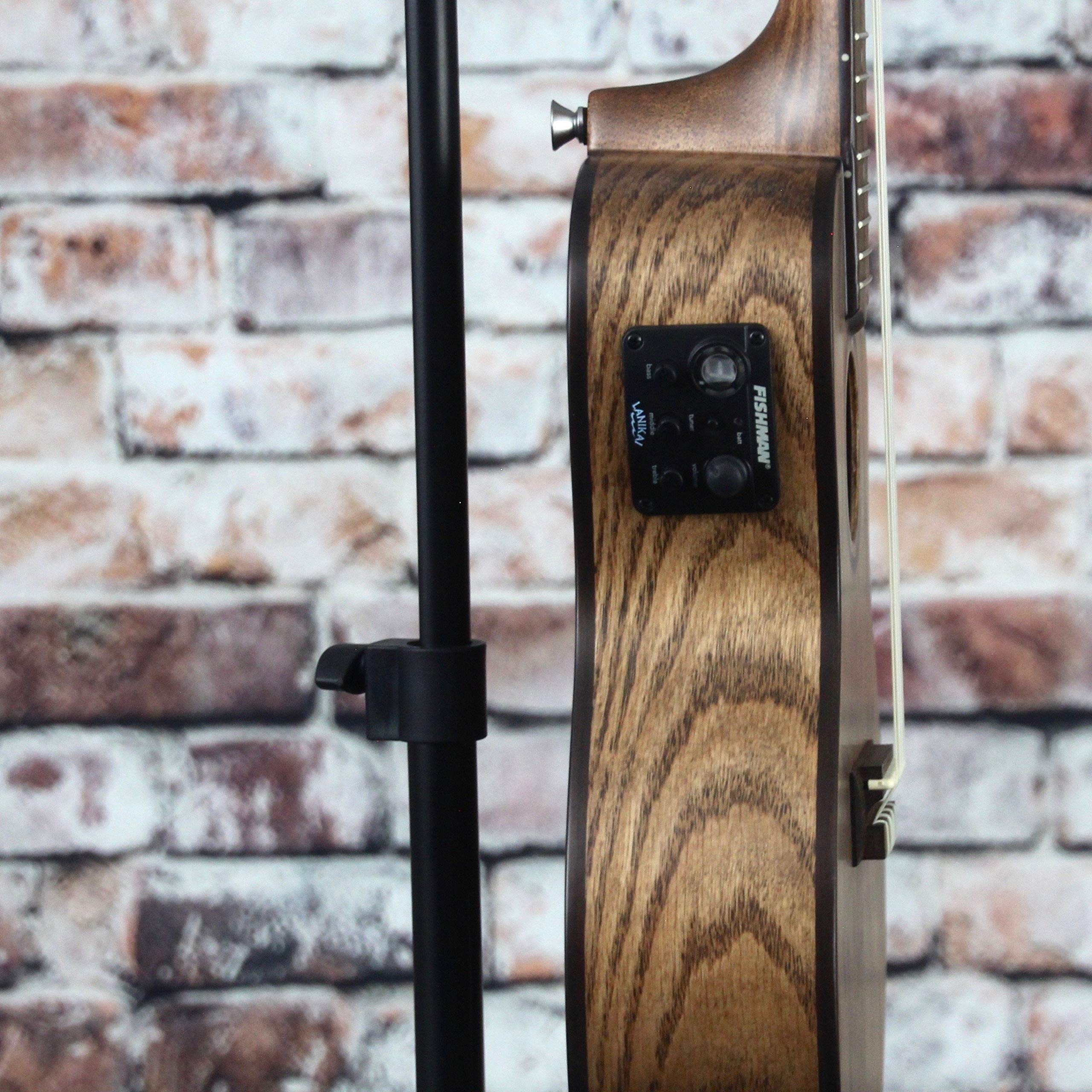 Lanikai OA-CEC Ukulele Concerto Oak Elettrificato Elettrico con Borsa
