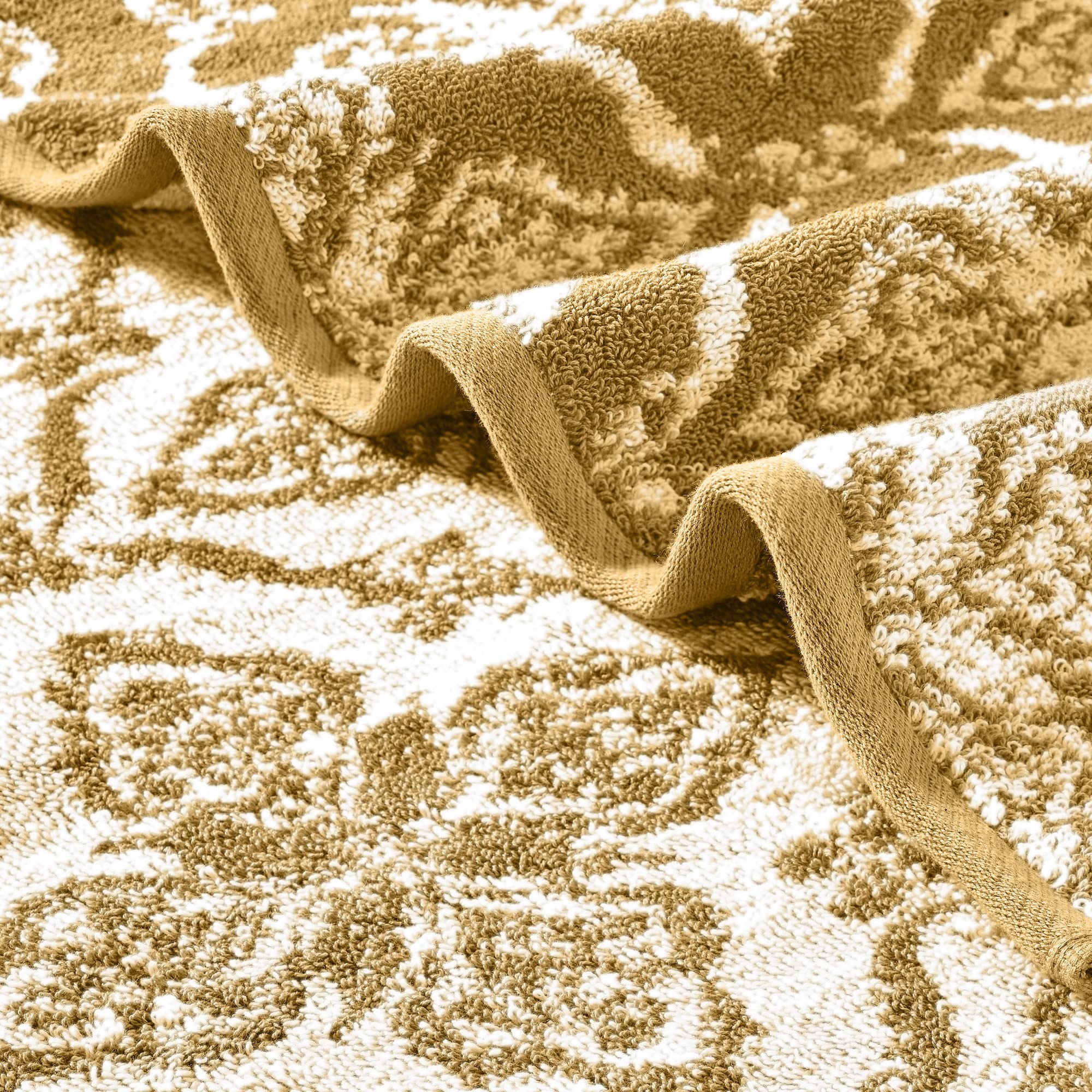 Modern Threads, Amaris, set di 6 asciugamani reversibili, tessuto