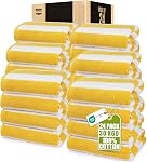 Utopia Towels 4 Pack Cabana Stripe Beach Towels (30x60 pouces) - 100% Ring Spun Coton Grande Piscine Towels, Nage douce et sèche rapide Towels (Bleu, vert, orange & Jaune)