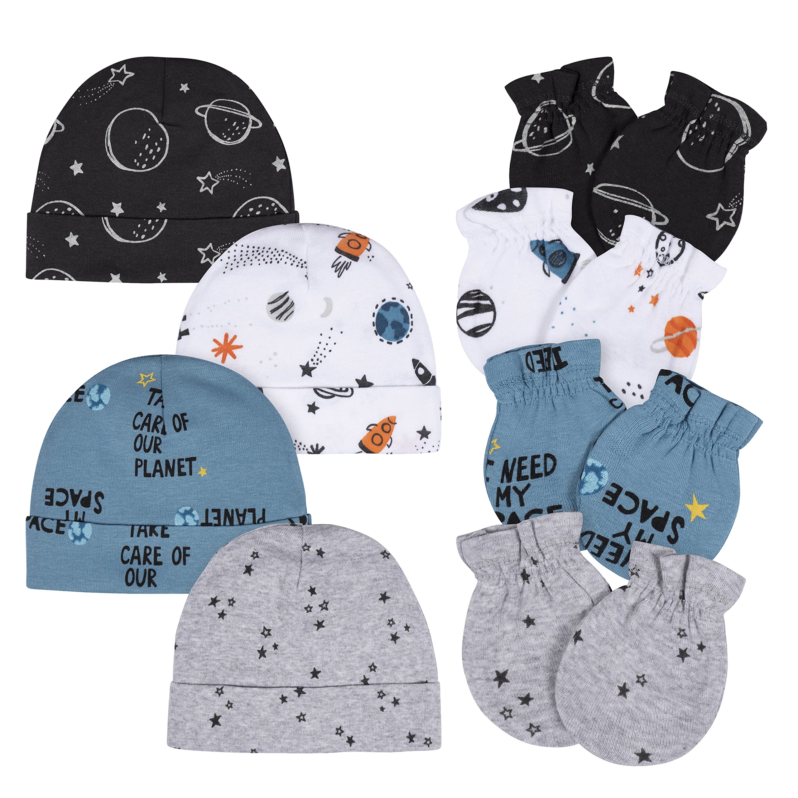 GerberBaby Boys' Cap and Mitten SetsOEKO-TEX STANDARD 100