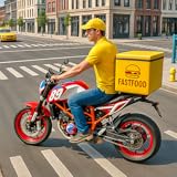 Fast Food Delivery Simulator - Open World Bike Car Game Premium