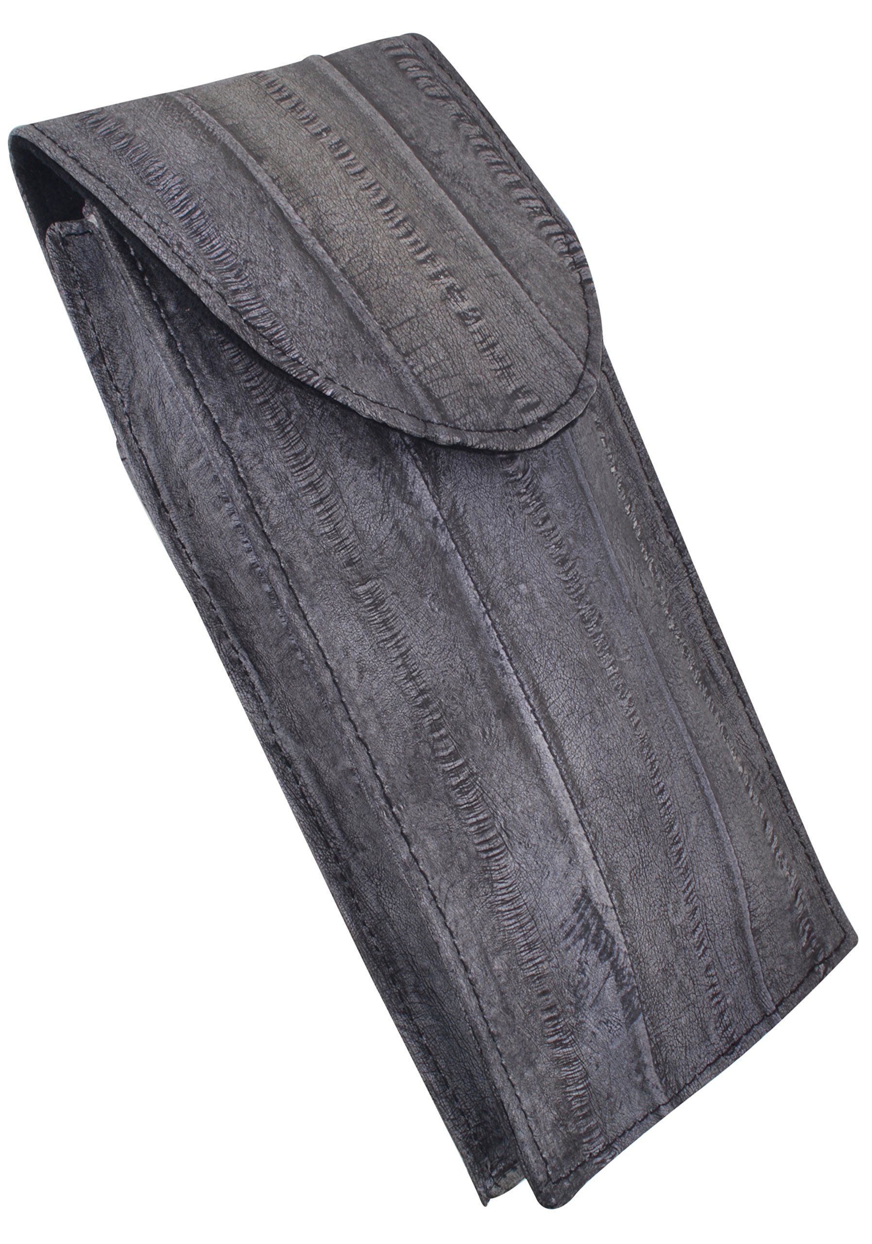 Funda impermeable de piel auténtica de anguila para gafas