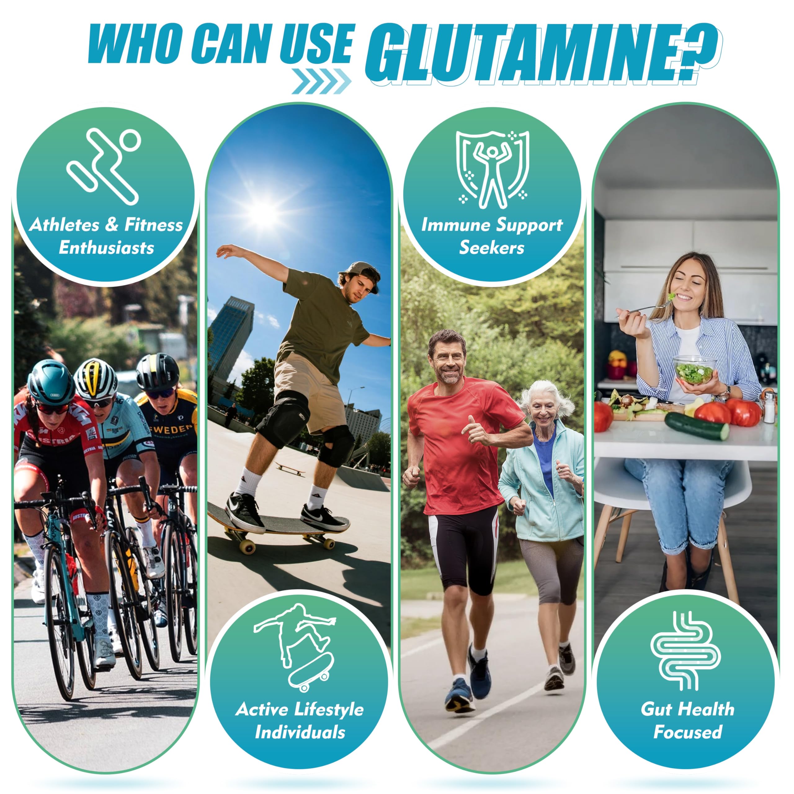 inGreens L-Glutamine Gummies 1000mg, 60 Count — Amazon image 8