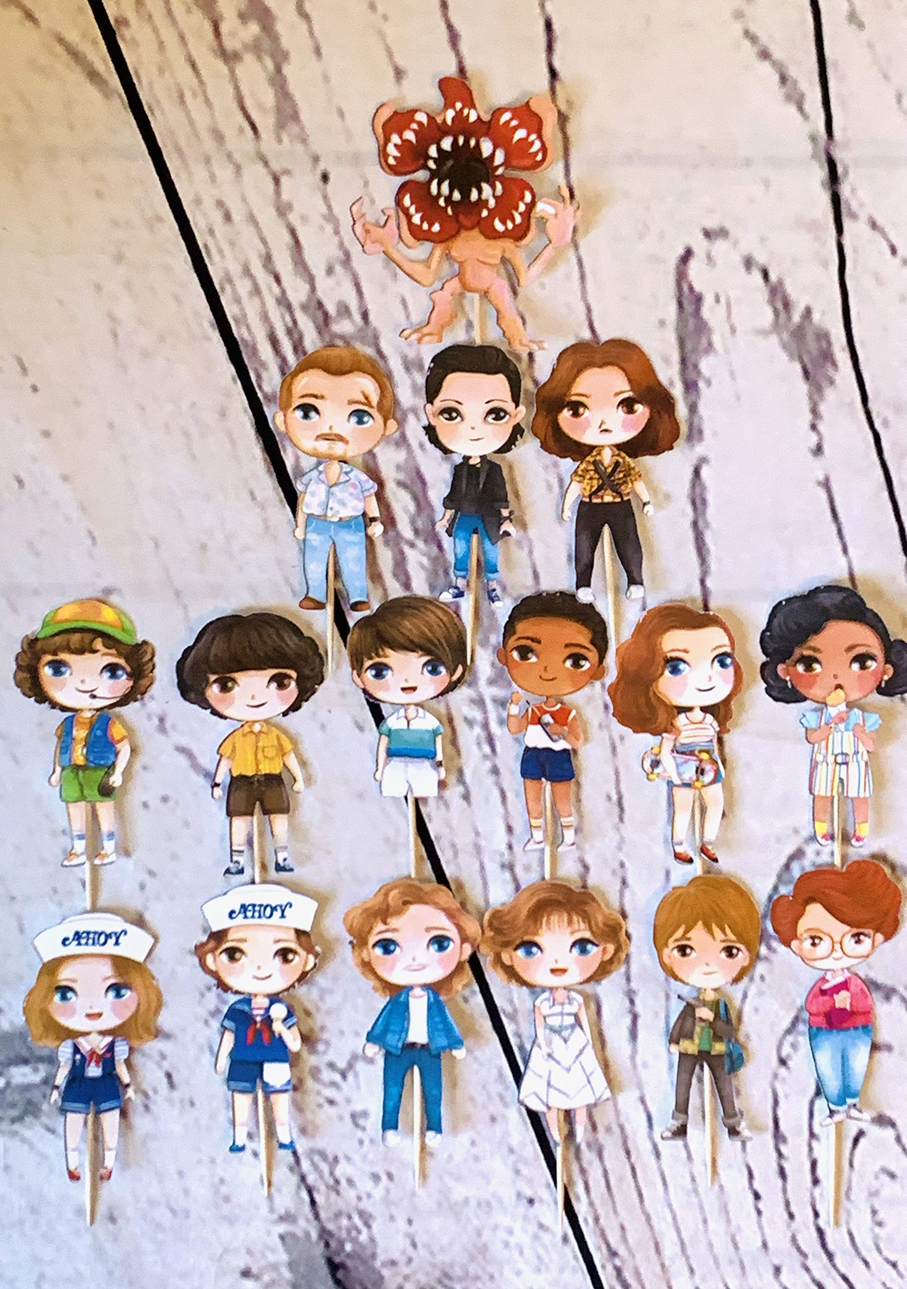 Buy Stranger Things Cupcake Toppers/Stranger Things Toppers/Stranger