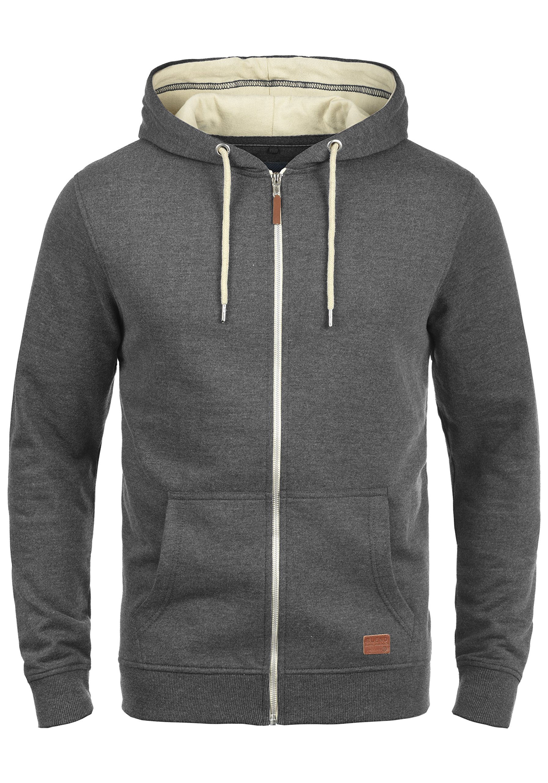 BLEND Hulker Chaqueta Sudadera con Capucha Hoodie para Hombre con Capucha con Cremallera con Forro Polar Suave Al Tacto